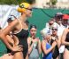 Laure Manaudou, avec son chéri Frédérick Bousquet et son frère Florent, prenait part dimanche 19 juin 2011 au Meeting de Carcassonne, une opération organisée par leur ami Jérôme Bouba et centrée sur les enfants.