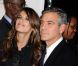 George Clooney et Elisabetta Canalis, à New York, le 17 novembre 2010. 