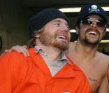 Ryan Dunn, Johnny Knoxville, Steve-O et Bam Margera en 2002 