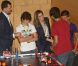 Letizia d'Espagne et le prince Felipe illuminent la Fondation du Prince  de Gérone qui a pour but d'aider les enfants espagnols. Gérone, 22 juin  2011