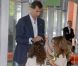 Letizia d'Espagne et le prince Felipe illuminent la Fondation du Prince  de Gérone qui a pour but d'aider les enfants espagnols. Gérone, 22 juin  2011
