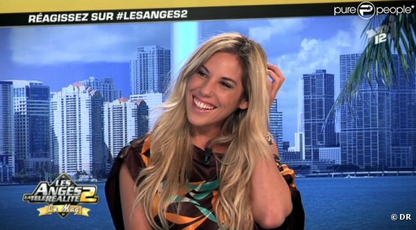 Marlène répond aux questions de Matthieu Delormeau et Jeny Priez sur le plateau des Anges de la télé-réalité : Miami Dreams le jeudi 23 juin 2011