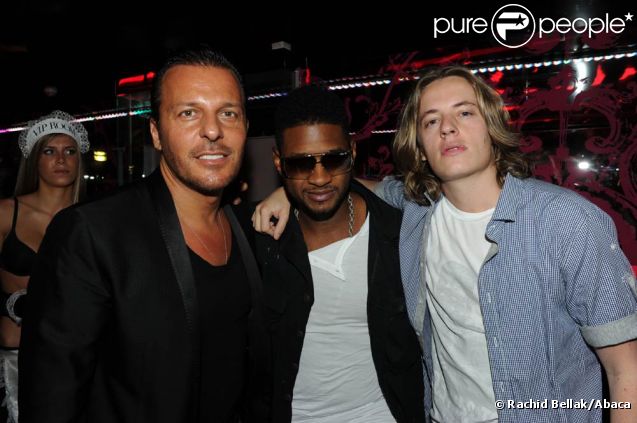Jean Roch, Usher et Pierre Sarkozy au VIP Room Theater le vendredi 24 juin 2011