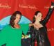 Alicia Keys à New York, découvre sa statue de cire au musée Tussauds, le 28 juin 2011