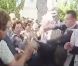 Un homme agresse Nicolas Sarkozy à Brax le jeudi 30 juin 2011 