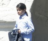Blanket à l'Eglise en mémoire de son père Michael Jackson décédé deux ans auparavant. Los Angeles, le 26 juin 2011