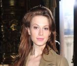Elettra Rossellini lors du défilé Automne/Hiver de Stella McArtney. A Paris, le 7 Mars 2011.