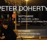 Pete Doherty en tournée en France en septembre 2011. 