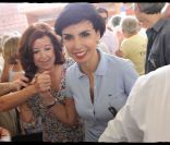 Rachida Dati lors des journées de Génération France, à Maussane. 10 juillet 2011
