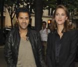 Jamel Debbouze et son épouse Mélissa Theuriau en juin 2010. 