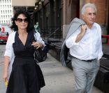 Dominique Strauss-Kahn et Anne Sinclair, à New York, le 12 juillet 2011.  