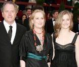 Mamie Gummer, sa mère Meryl Streep et son père le sculpteur Don Gummer en 2007