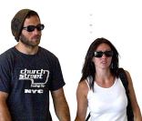 Shannen Doherty et son second mari Rick Solomon, à Los Angeles, le 2 septembre 2002.
