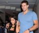 Kim Kardashian et Kris Humphries à la soirée organisée par la griffe Noon by Noor des créatrices Shaikha Noor Al Khalifa et Shaikha Haya Al Khalifa. Los Angeles, 20 juillet 2011