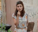 Alessandra Mastronardi le 20 juillet à Rome sur le tournage de Bop Decameron