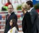 Le Prince Albert de Monaco et la Princesse Charlène lors du meeting d'athéltisme de Monaco de la Ligue de Diamant le 22 juillet 2011