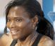 La Française Muriel Hurtis lors du meeting d'athéltisme de Monaco de la Ligue de Diamant le 22 juillet 2011