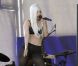 Lady Gaga répète sa prestation du soir au Jimmy Kimmel Live , à Los Angeles, le 28 juillet 2011.