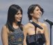Leïla Bekhti et Géraldine Nakache au Grand Journal à Cannes en 2010 