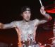 La batteur Travis Barker, ici en concert avec Blink-182 à Hollywood, le 10 octobre 2009.