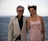 Harvey Keitel et sa femme l\'actrice et productrice Daphne Kastner à Palma de Majorque le 24 juillet 2011
