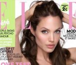 Angelina Jolie, en couverture du magazine Elle du 30 juillet 2010.<br />