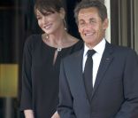 Carla Bruni et Nicolas Sarkozy à Deauville en mai 2011 