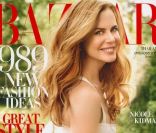 Nicole Kidman, toujours classe et glamour, en couverture du Harper\'s Bazaar thaïlandais de mars 2011.<br />