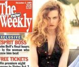 Décembre 1993 : Nicole Kidman posait en couverture de l\'hebdomadaire australien <em>The New Weekly</em>.<br />