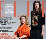 Catherine Deneuve et sa fille Chiara Mastroianni, pour le  Elle  du 13 mai 2011. 