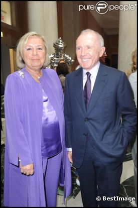 François Pinault et son épouse Maryvonne en juin 2011. 