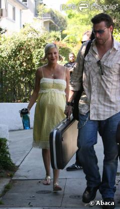 Tori Spelling et son mari Dean McDermott, vont à leur cours de guitare