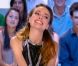 Solweig Rediger-Lizlow lors de sa première météo au Grand Journal de Canal , le 29 août 2011.