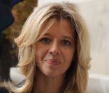 Wendy Bouchard à la conférence de presse de rentrée d'Europe 1, au mini Palais à Paris, le 29 août 2011