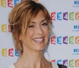 Véronique Mounier lors de la conférence de presse annuelle de France Télévisions à Paris le 31 août 2011
