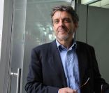 Philippe Lefait lors de la conférence de presse annuelle de France Télévisions à Paris le 31 août 2011