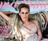 Sharon Stone, en couverture du Madame Figaro d\'août 2010.<br />