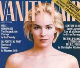Avril 1993 : Sharon Stone à 35 ans, en couverture de Vanity Fair.<br />
