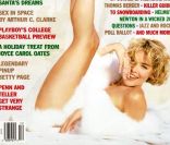 Sharon Stone exhibe ses longues jambes qui en font rêver plus d\'un pour Playboy. Décembre 1992.<br />
