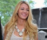 Blake Lively sur le tournage de Gossip Girl le 1er septembre 2011 à New York <br />