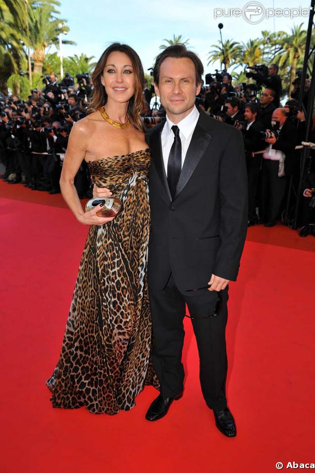 Christian Slater et Tamara Mellon à la projection du dernier épisode des aventures d'Indiana Jones