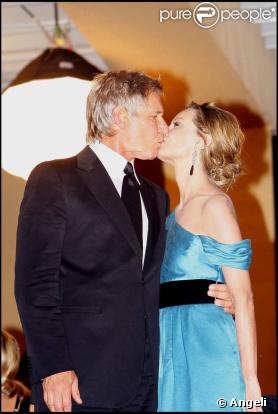 Des instants de tendresse bien mérités pour Harrison Ford et Calista Flockhart