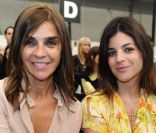  Carine Roitfeld et sa fille Julia lors de la Fashion Week new-yorkaise en septembre 2011 