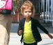Jessica Alba et Cash Warren emmènent leur fille aînée Honor à une fête d'anniversaire d'un ami à Los Angeles le 17 septembre 2011