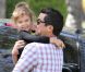 Jessica Alba et Cash Warren emmènent leur fille aînée Honor à une fête  d'anniversaire d'un ami à Los Angeles le 17 septembre 2011