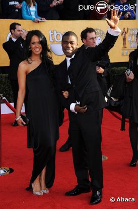 Tracy Morgan et sa fiancée Megan Wollover à Los Angeles en janvier 2011 