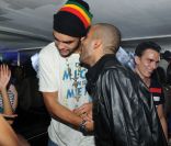 Joachim Noah et Tony Parker au Queen à Paris le 19 septembre 2011