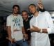 Joakim Noah, Tony Parker et Nicolas Batum au Queen à Paris le 19 septembre 2011