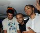 Joakim Noah, Tony Parler et Nicolas Batum au Queen à Paris le 19 septembre 2011
