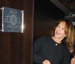 Nathalie Baye baptise le Diamant II sur les bords de Seine à Paris, le 20 septembre 2011.